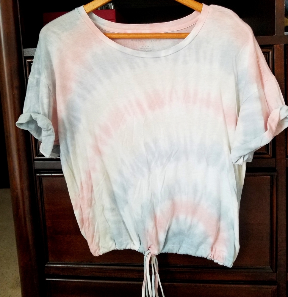 American Eagle Tie Dye Crop Top M